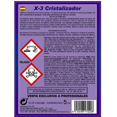 Caselli X3 Cristalizador Rosa. 5 L.
