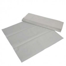 Mantel de Papel Blanco Cortado de 100x100 Cm.