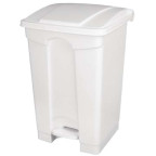 Cubo Papelera Cuadrada con Tapa y Pedal de 8 L