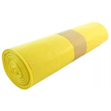 Bolsa de Basura Amarillas de 52x60 Cm. Capacidad de 30 L.