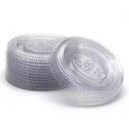 Tapa de Polipropileno Transparente para Salsero de 60 ml.