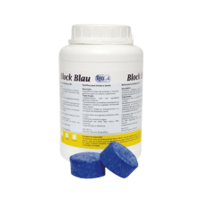 Block Blau, Tratamiento para Urinarios Masculinos de Pared y WC, en Pastillas Hidrosolubles - 1Kg