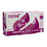 Guantes de Látex, con Polvo, en Color Natural - 5 Gr.