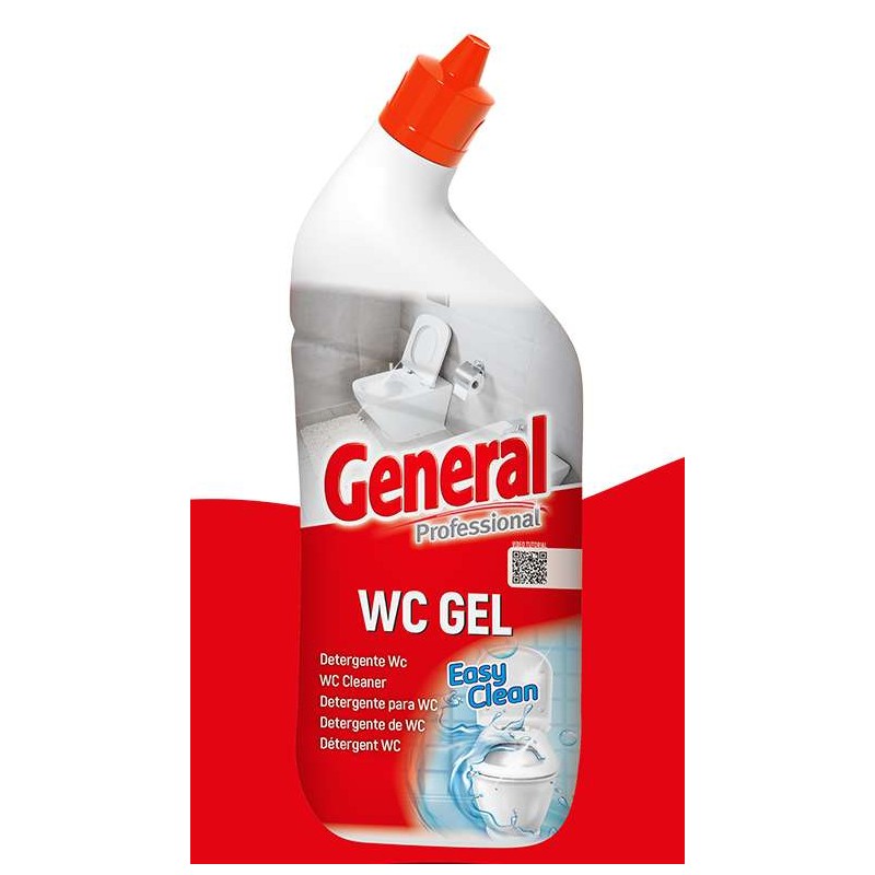 General, Detergente Desincrustante Profesional en Gel para WC