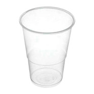 Vaso de Polipropileno Transparente, Capacidad de 330 Ml