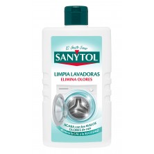 Sanytol Limpia Lavadoras, Desinfectante Profesional para Cal y Malos Olores de Lavadoras, sin lejía