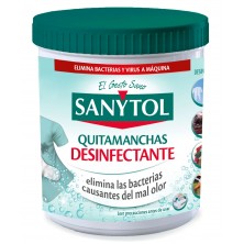 Sanytol Quitamanchas, Desinfectante Profesional para Lavadora, Sin Lejía, en Polvo