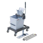 Ultra Speed. Kit Completo con Prensa, Palanca, Ruedas Giratorias y Cubo Profesional de 25L.