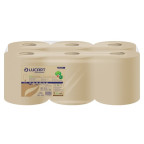 EcoNatural L-One Maxi 450, Papel Secamanos Marrón en Bobina, 2 Capas, 450 Servicios