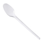 Cucharillas de Poliestireno Blanco Reutilizables de 13 Cm