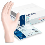 Guantes de Polietileno, Transparentes, Talla L - 10 μm