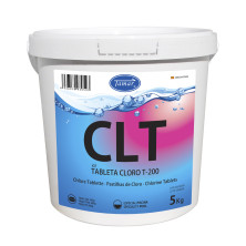 CLT, Cloro en Tableta 200 Gr de Lenta Disolución para Desinfección y Limpieza del Agua