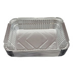 Envase Aluminio 6 Canelones, Capacidad de 640 ml.