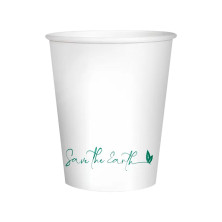 Vaso Cartón 8 Oz Blanco Embolsado