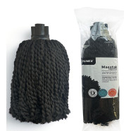 Fregona Microfibra Trenzada Negra 160 Gr.