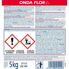 Onda Flor, Desinfectante Industrial Desodorante Multisuperficies, Sin Lejía, Aroma Floral