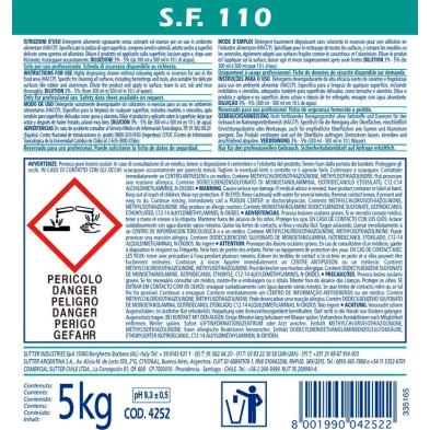 Sf 110, Detergente Desengrasante. 5 L.