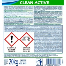 Clean Active, Detergente Industrial Perfumado, Lavado Manual o Automático de Tejidos