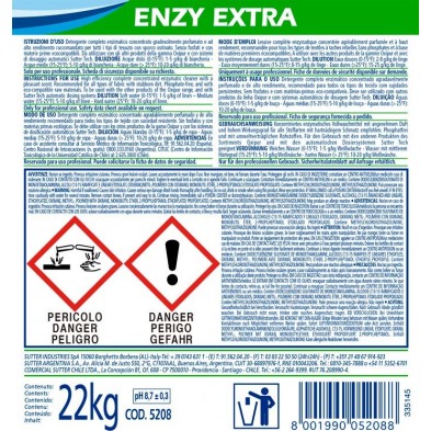 Enzy Extra, Detergente Enzimatico. 22 Kg.