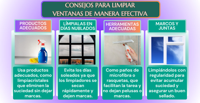 4 consejos para limpiar ventanas de manera efectiva