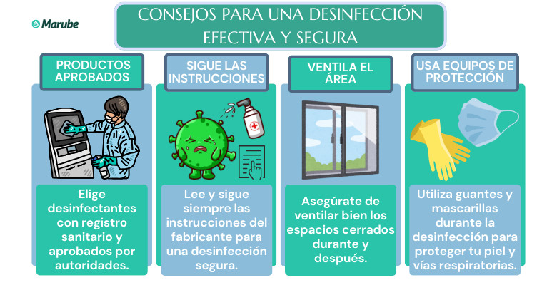 Consejos para desinfectar en casa de forma segura