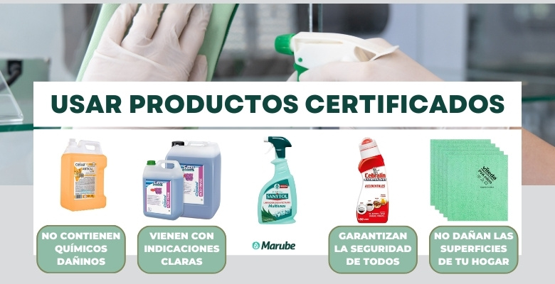 importancia de comprar productos de limpieza certificados